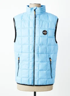 Doudoune Daytona Bleu Sans Capuche