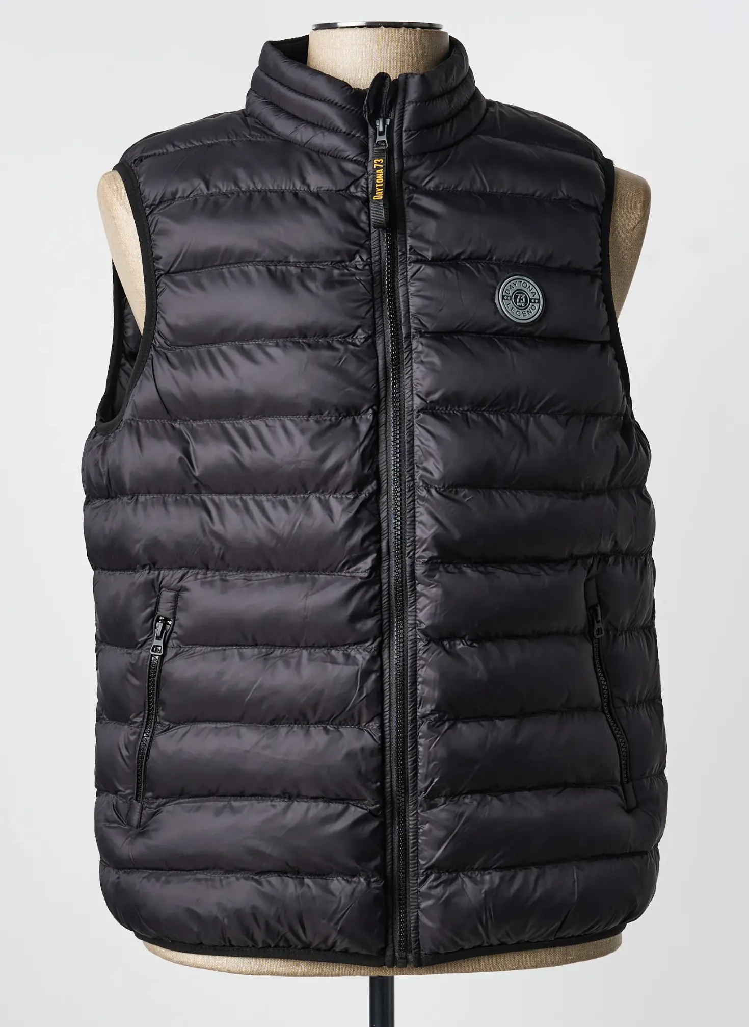 Doudoune Daytona Noir Sans Capuche