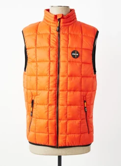 Doudoune Daytona Orange Sans Capuche