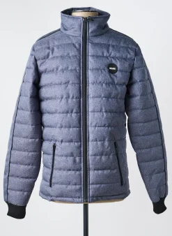 Doudoune Deeluxe Bleu Sans Capuche