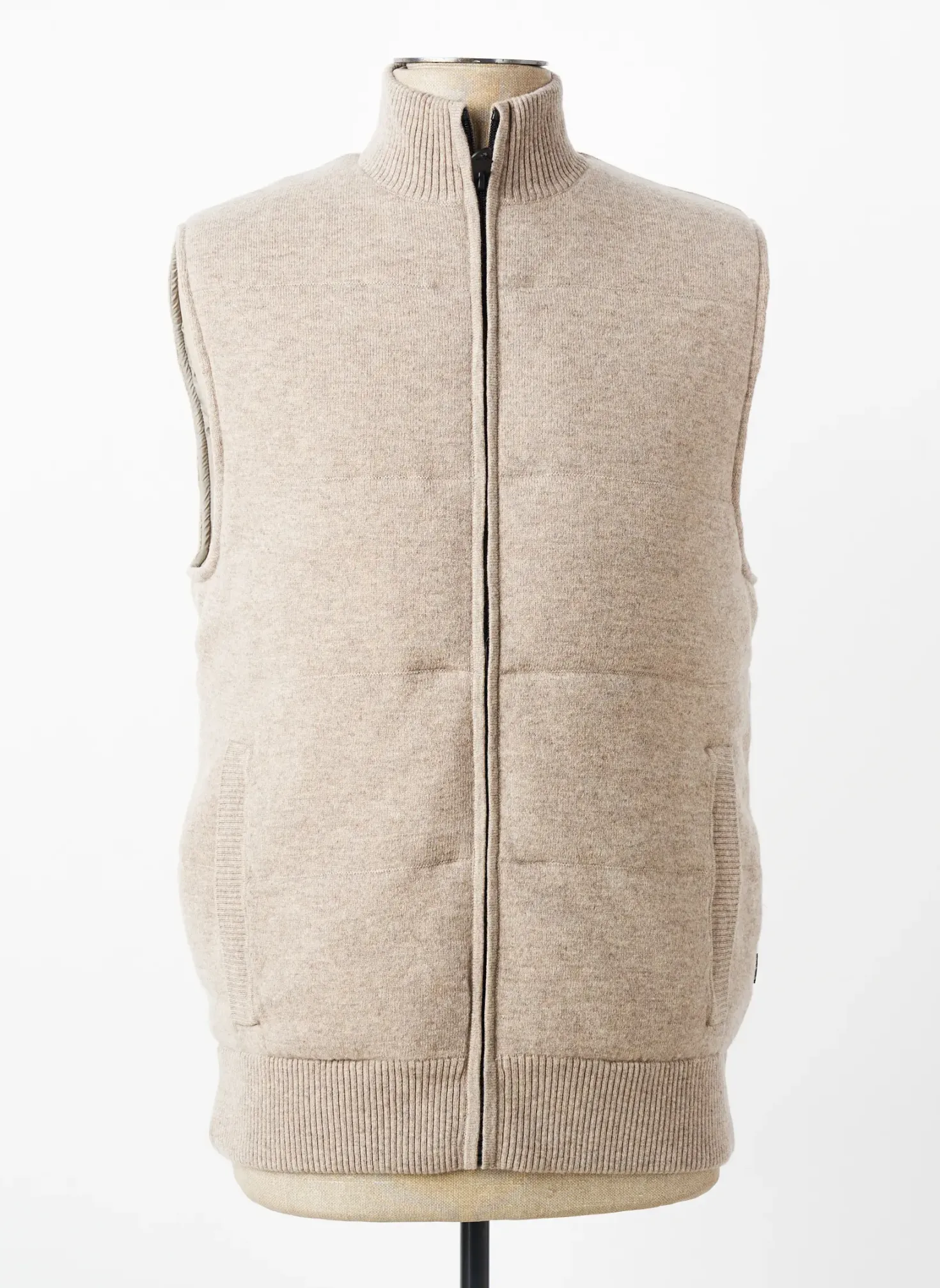 Doudoune Ecoalf Beige Sans Capuche