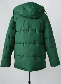 Doudoune Element Vert A Capuche