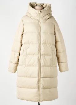 Doudoune Escandelle Beige A Capuche