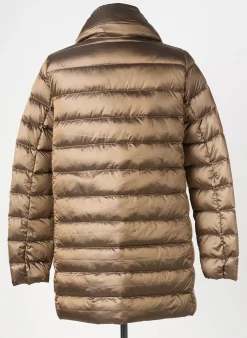 Doudoune Freda Marron Sans Capuche