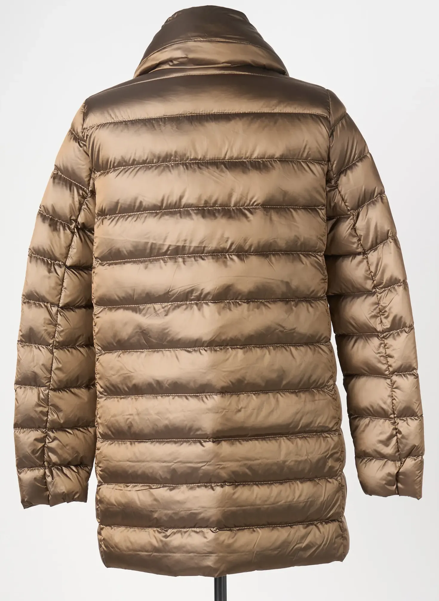 Doudoune Freda Marron Sans Capuche