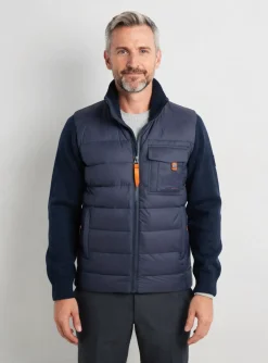 Doudoune Gertrude + Gaston Bleu Sans Capuche
