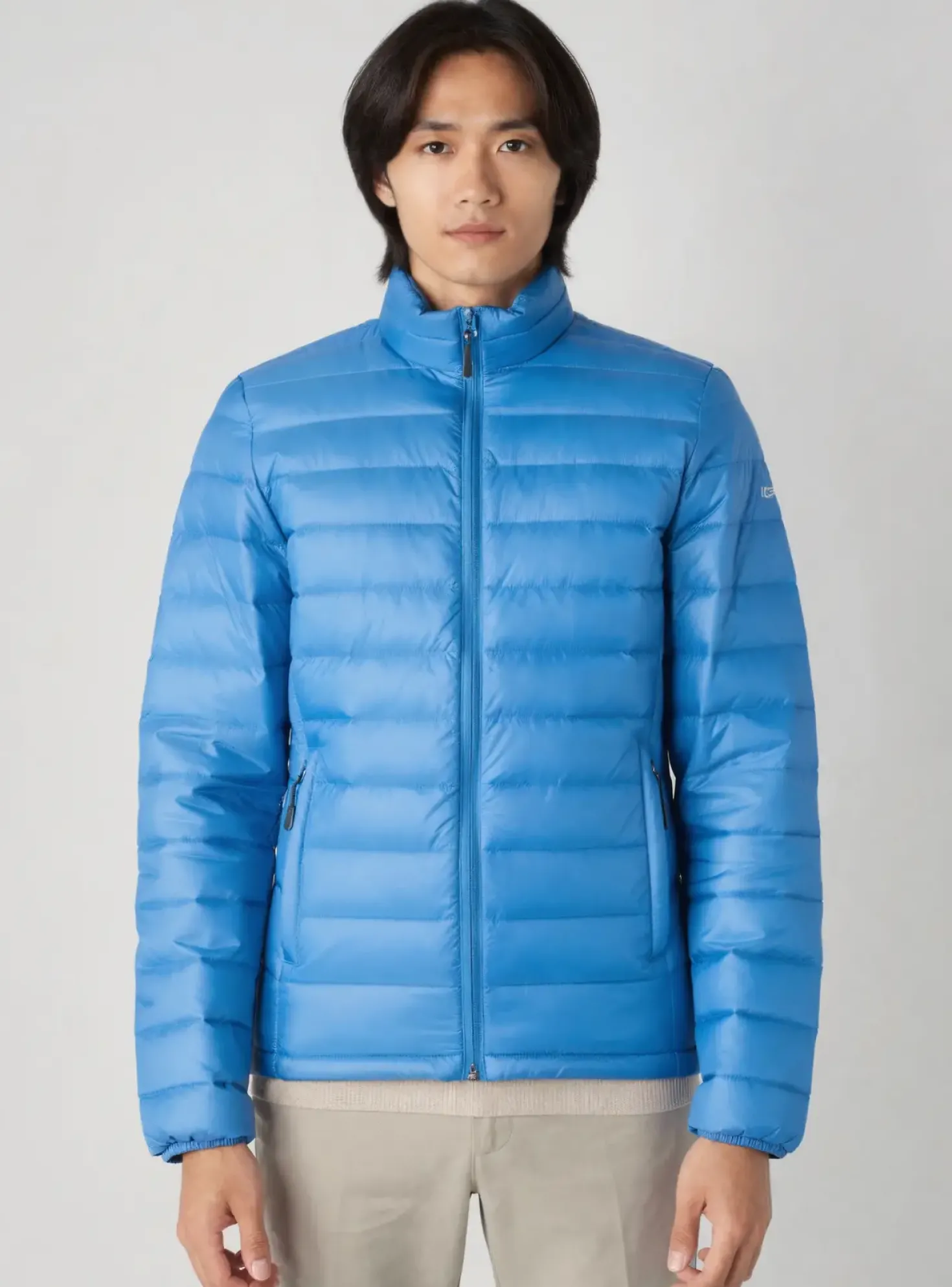 Doudoune Icepeak Bleu Sans Capuche