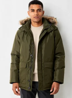Doudoune Jack & Jones Vert A Capuche
