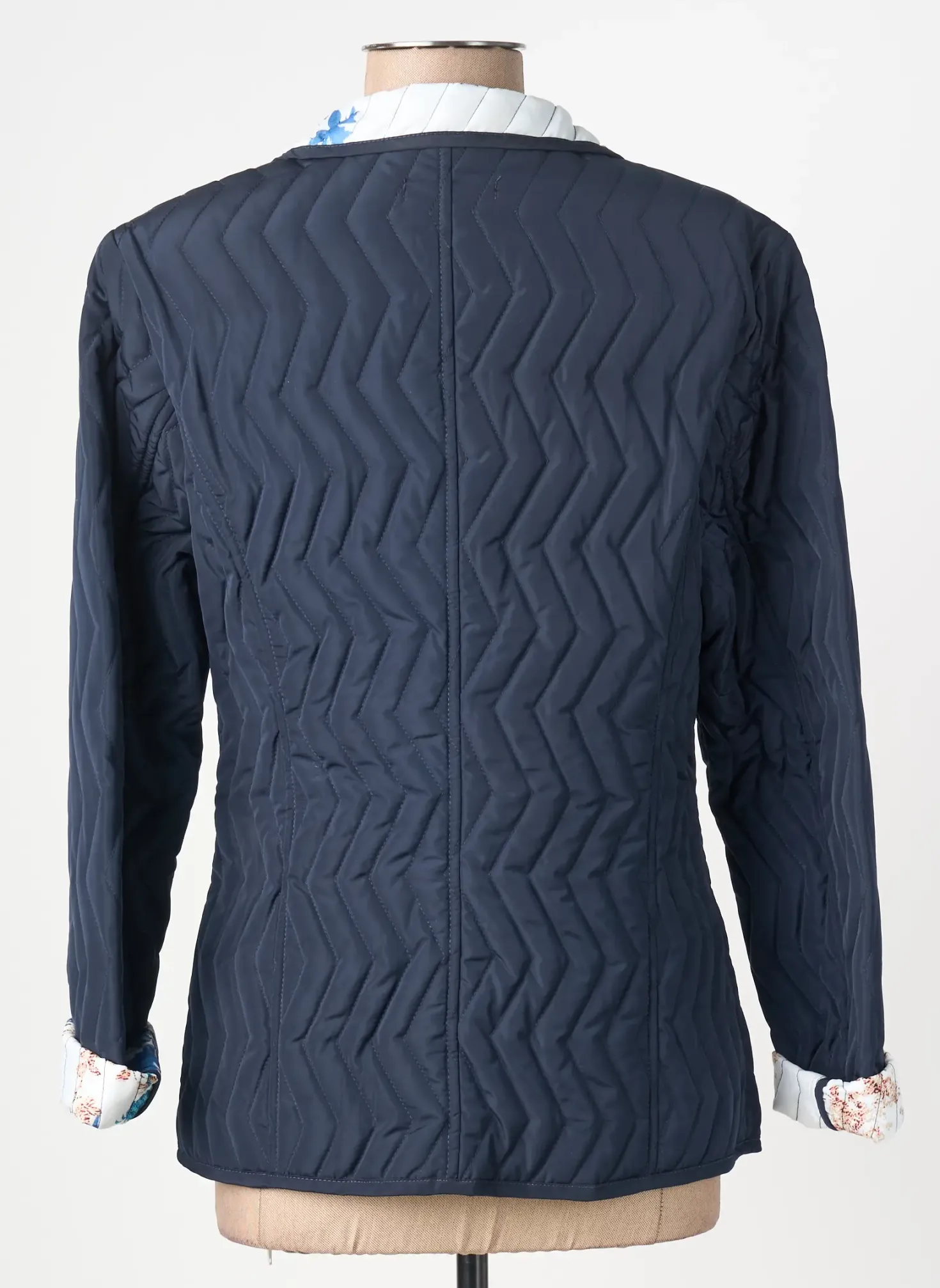 Doudoune Jumfil Bleu Sans Capuche