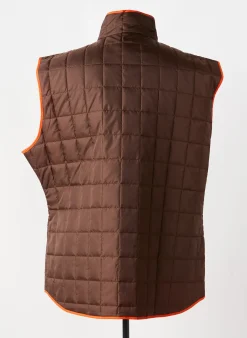 Doudoune Jumfil Marron Sans Capuche
