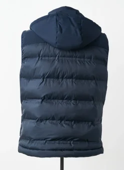 Doudoune Karl Lagerfeld Bleu A Capuche