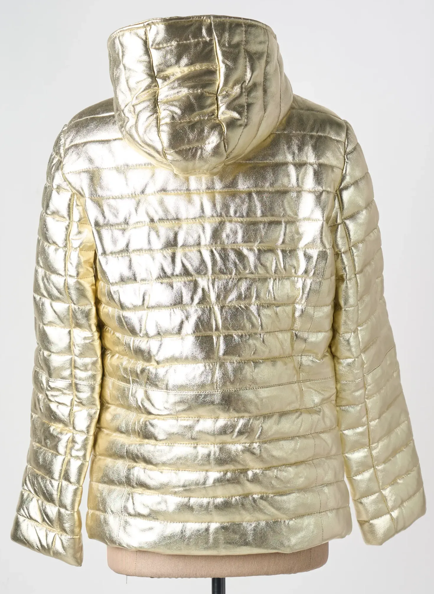 Doudoune Ladc Or A Capuche