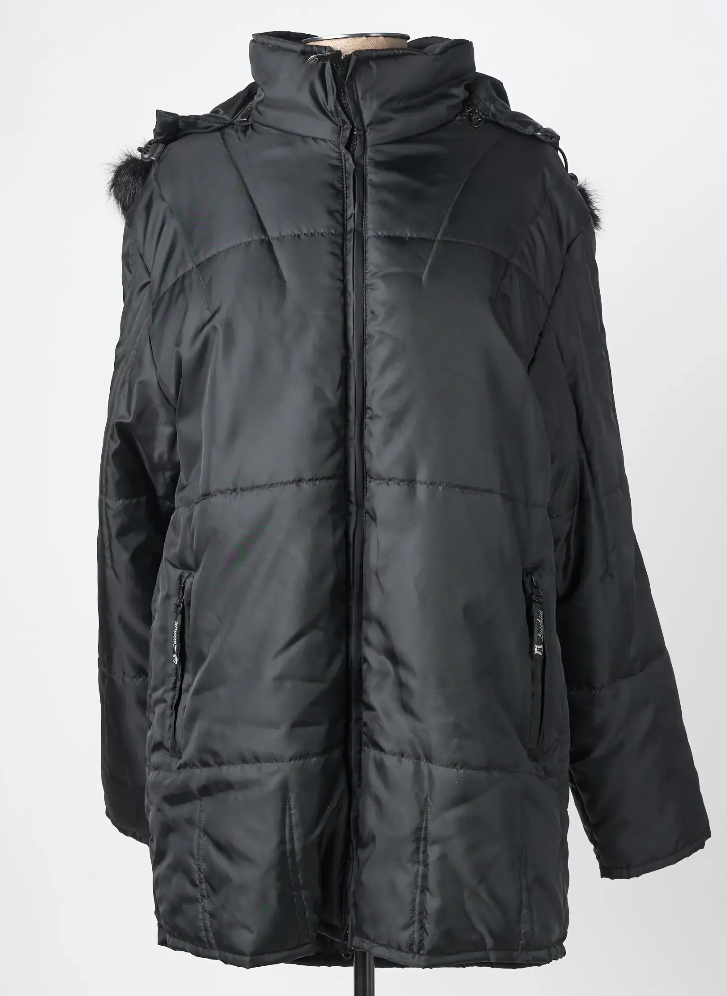 Doudoune Lucchini Noir A Capuche