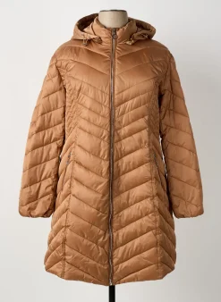 Doudoune Marble Marron A Capuche