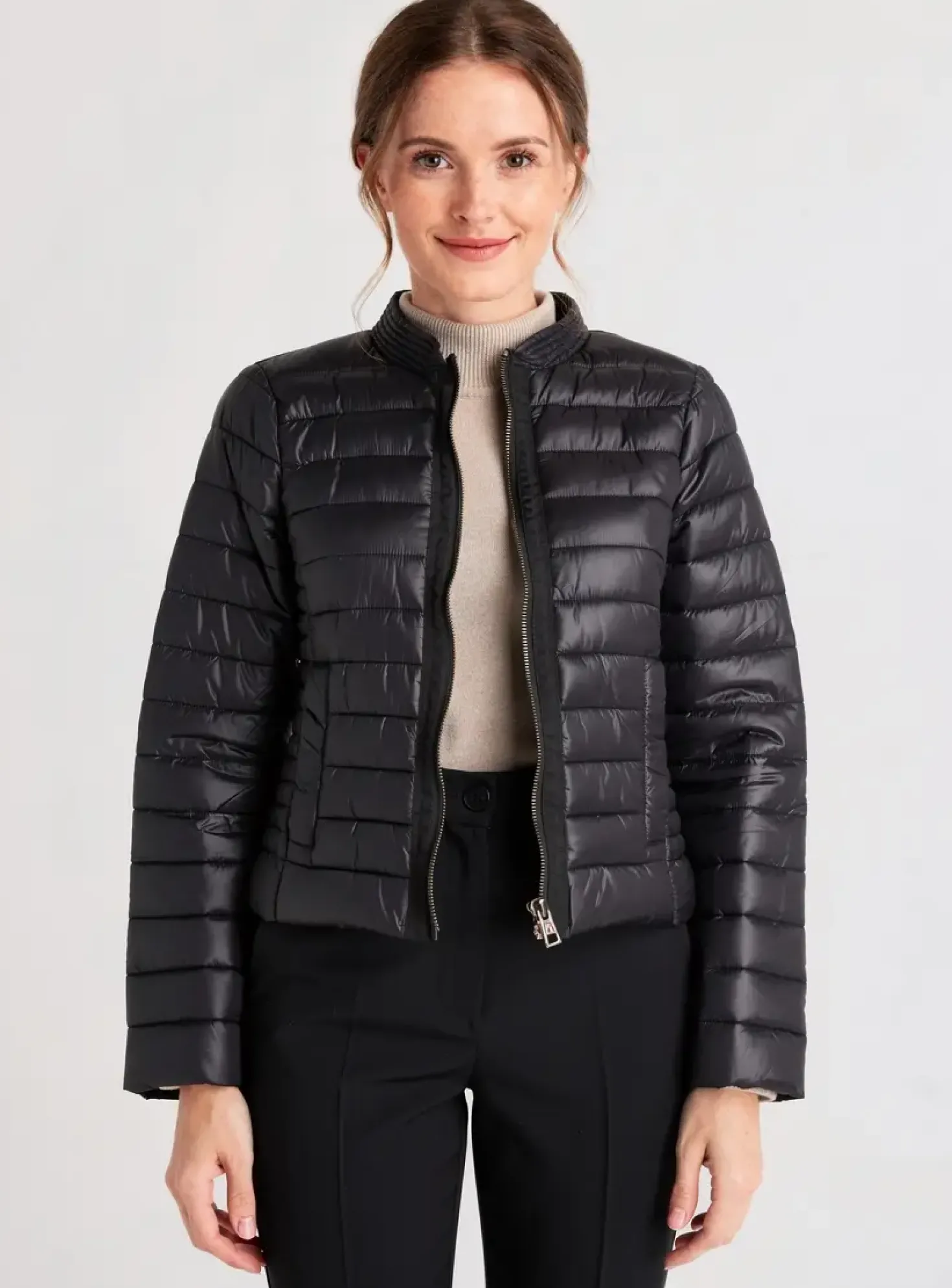 Doudoune Markup Noir Sans Capuche