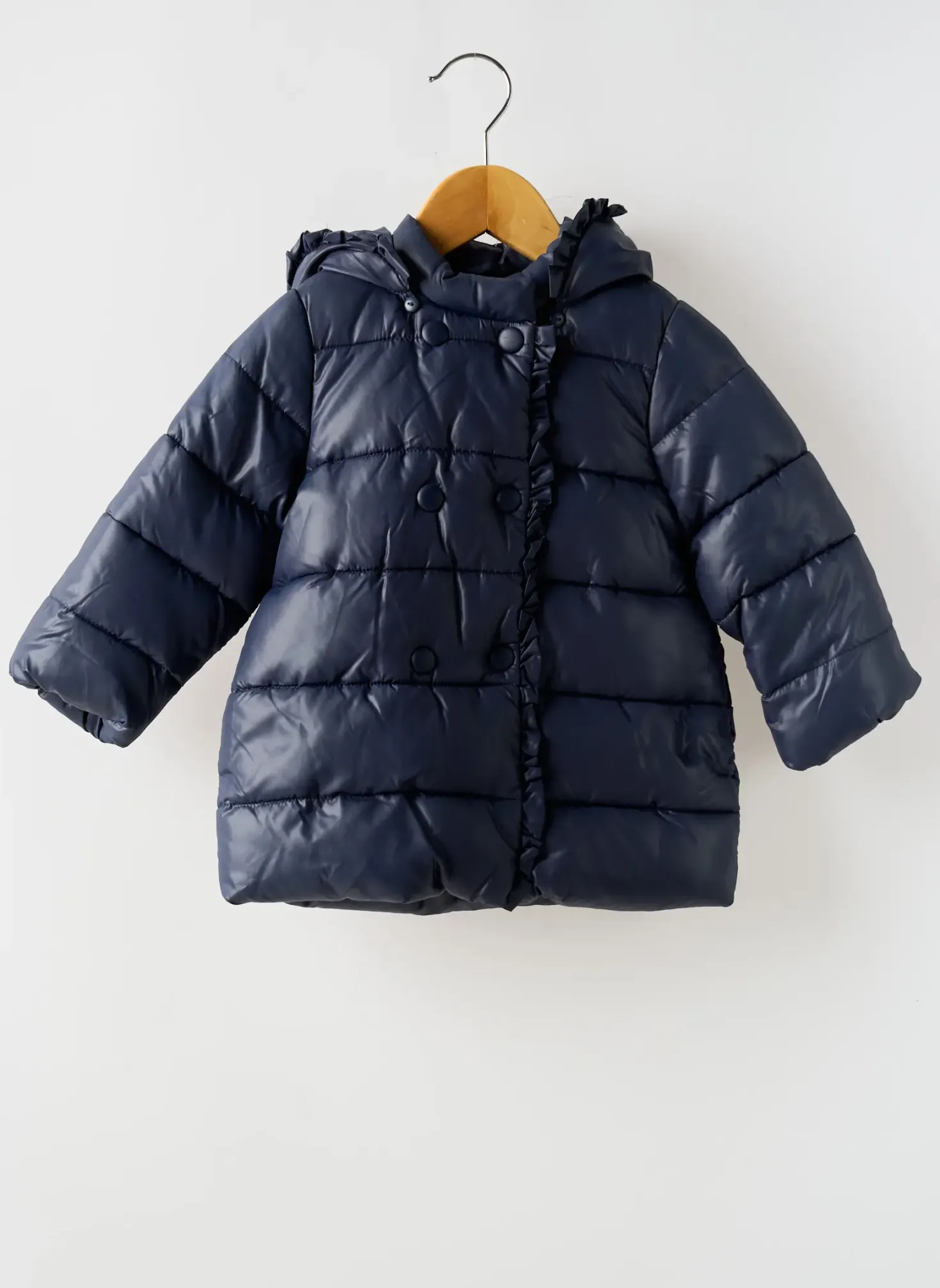 Doudoune Mayoral Bleu A Capuche