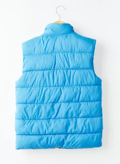 Doudoune Mayoral Bleu Sans Capuche