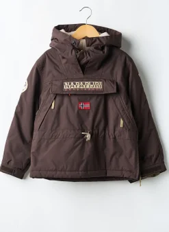 Doudoune Napapijri Marron A Capuche
