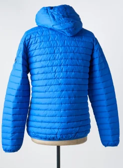 Doudoune North Valley Bleu A Capuche
