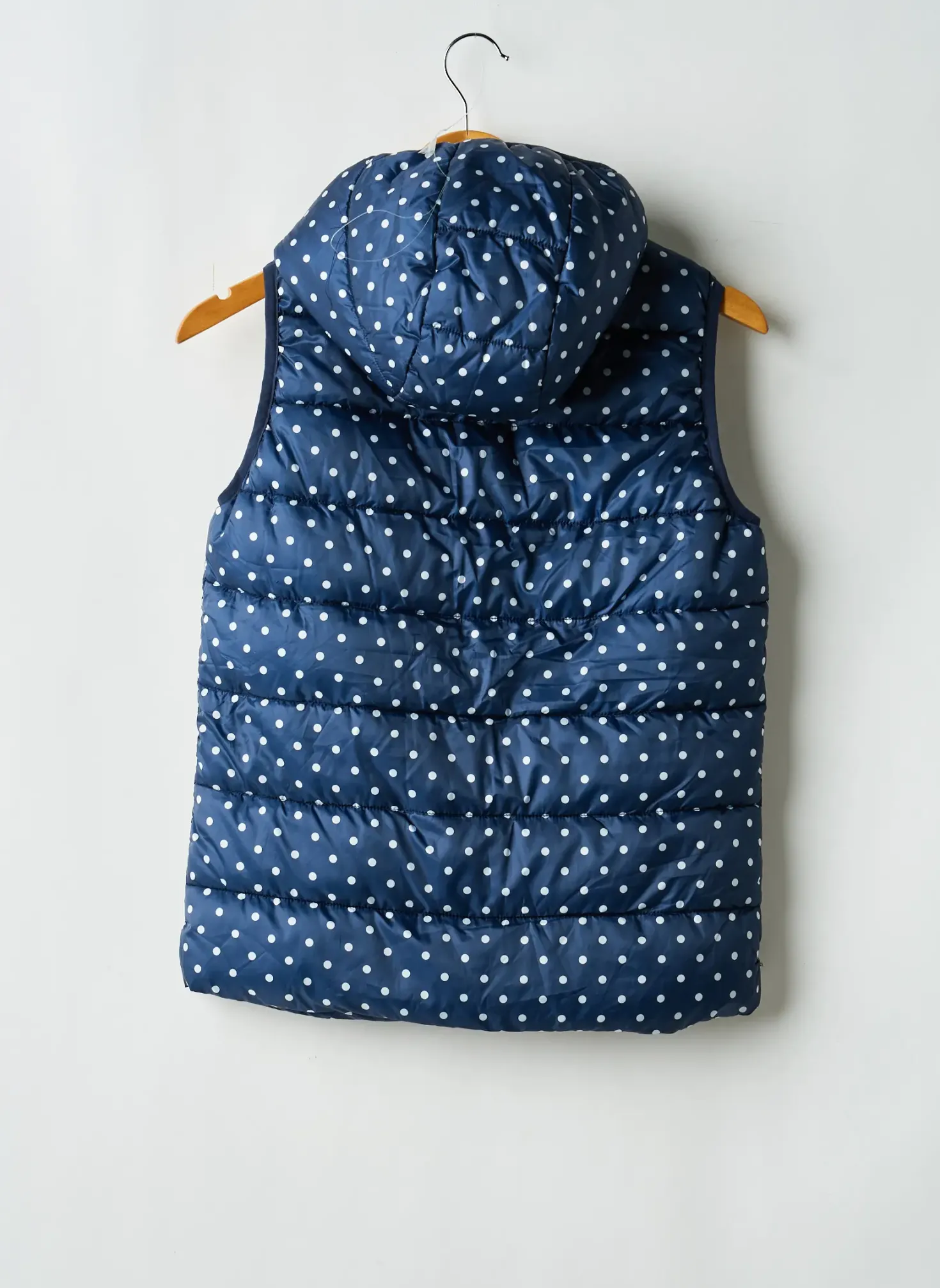 Doudoune Only Bleu A Capuche