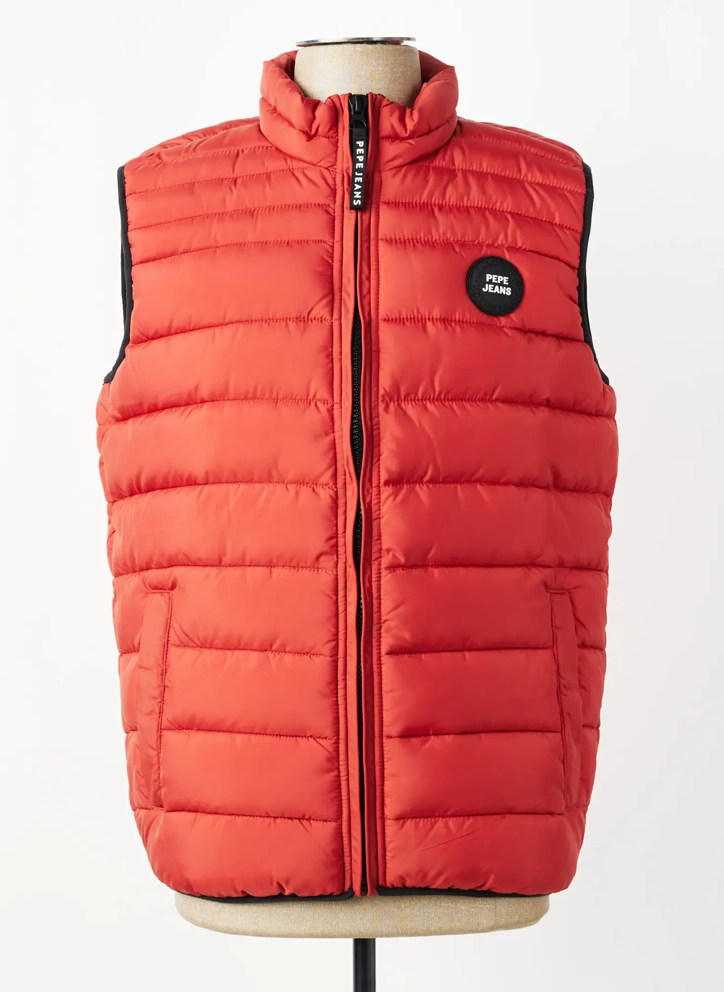 Doudoune Pepe Jeans Orange Sans Capuche