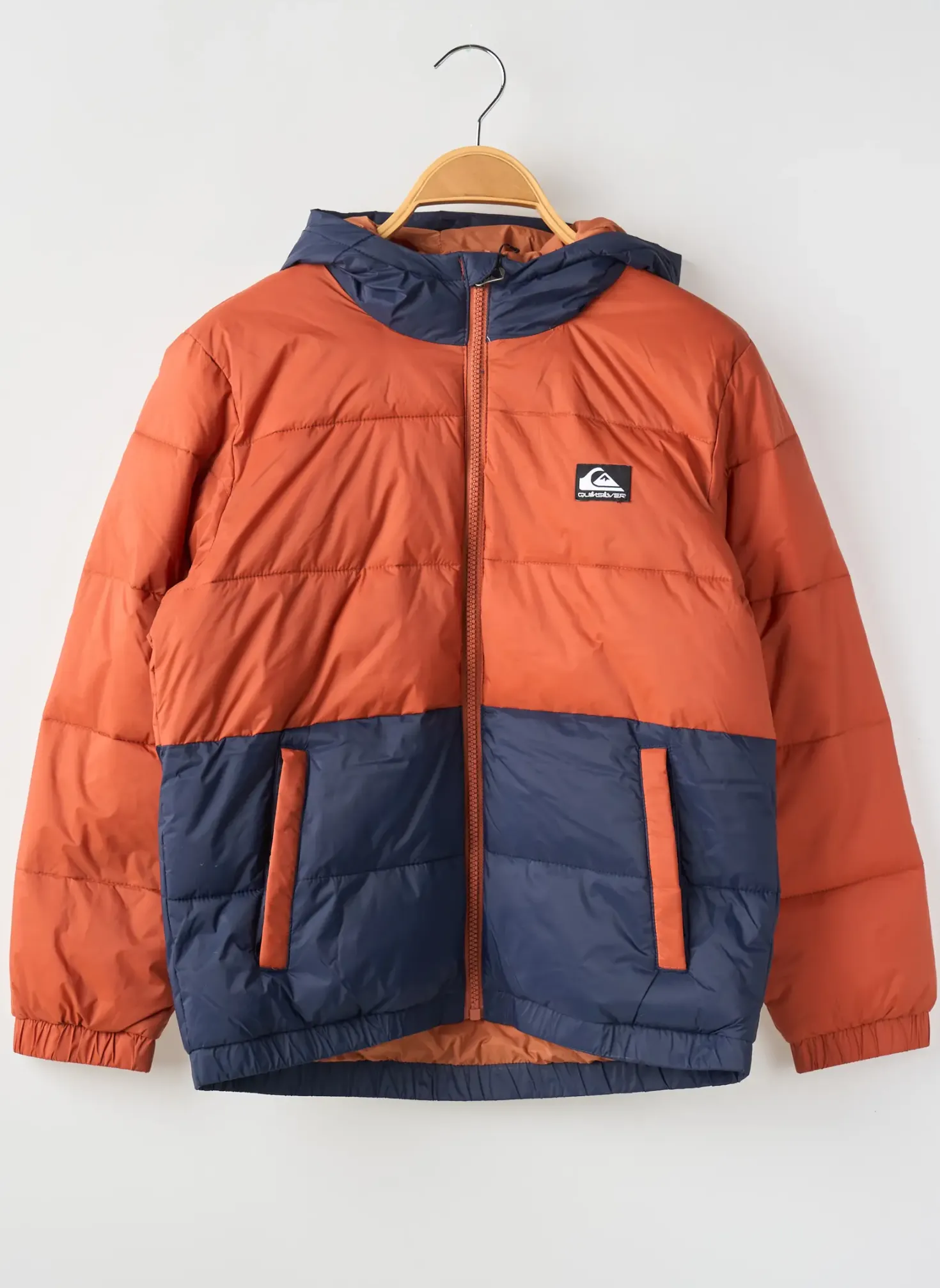 Doudoune Quiksilver Orange A Capuche