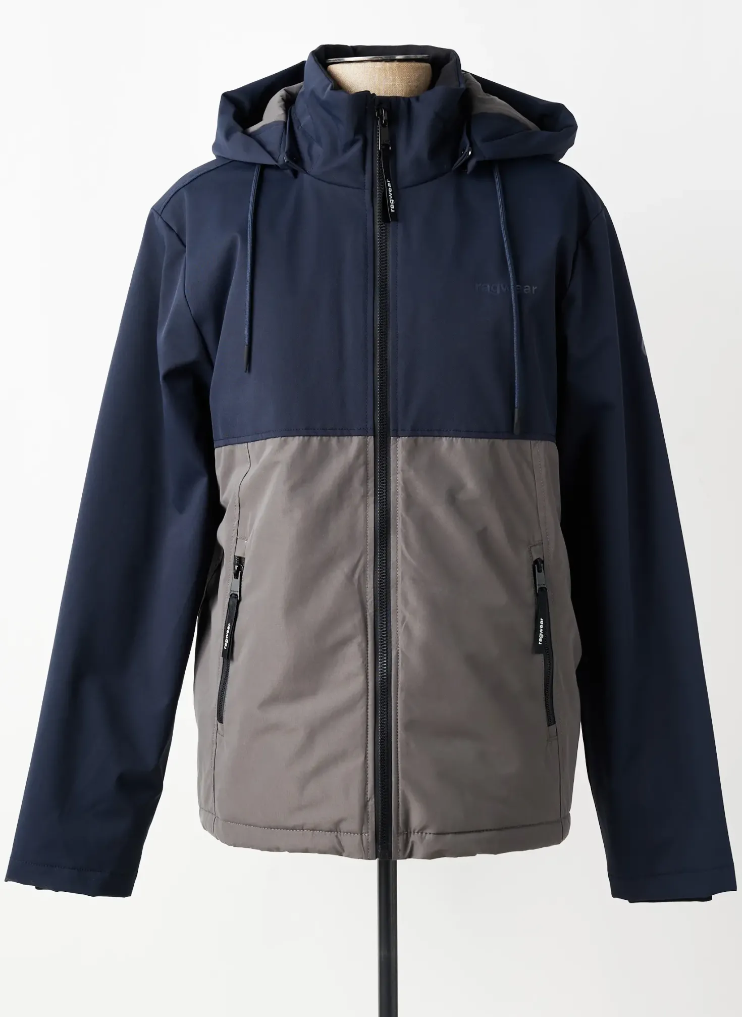Doudoune Ragwear Bleu A Capuche