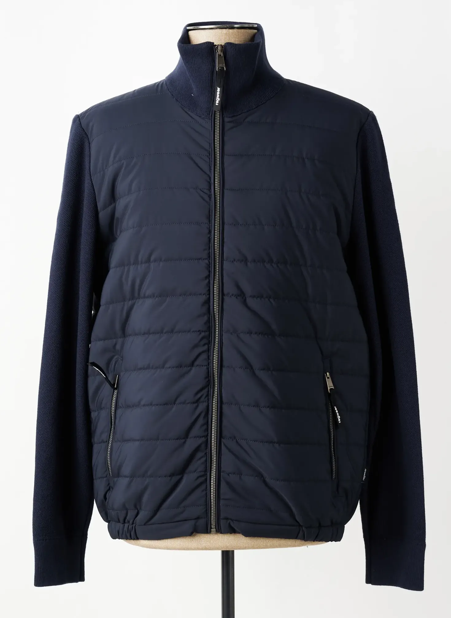 Doudoune Ragwear Bleu Sans Capuche