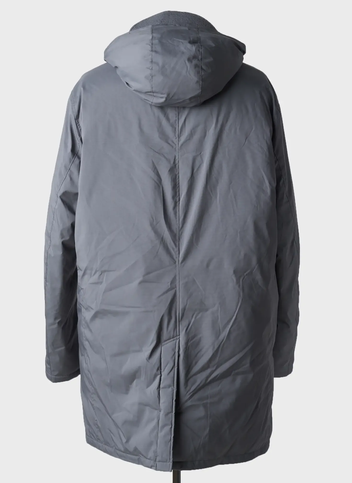 Doudoune Ralph Lauren Gris A Capuche