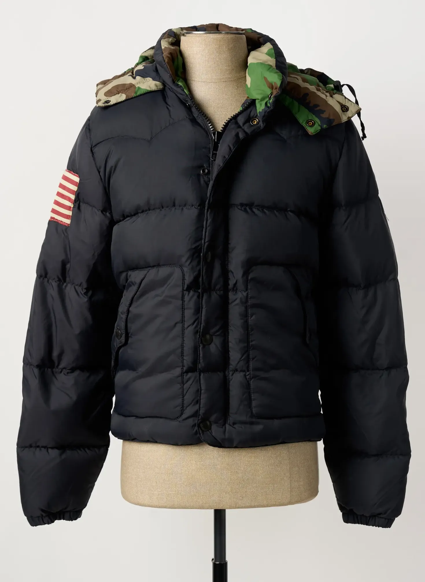 Doudoune Ralph Lauren Noir A Capuche