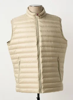 Doudoune Reset Beige Sans Capuche