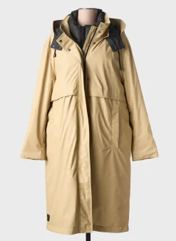 Doudoune Rino & Pelle Beige A Capuche