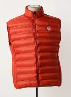 Doudoune Serge Blanco Orange Sans Capuche