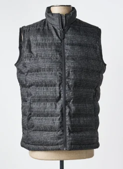 Doudoune Shutton Blue Noir Sans Capuche