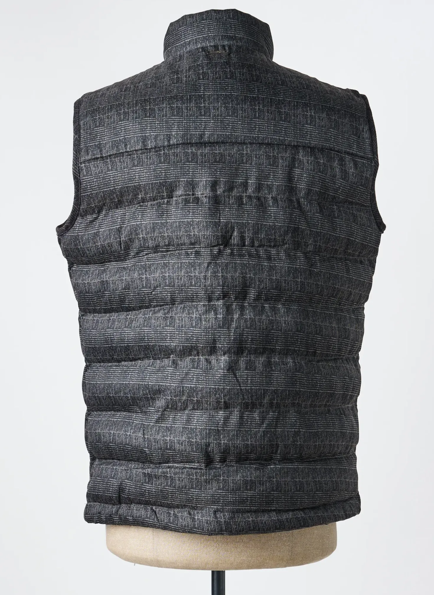 Doudoune Shutton Blue Noir Sans Capuche