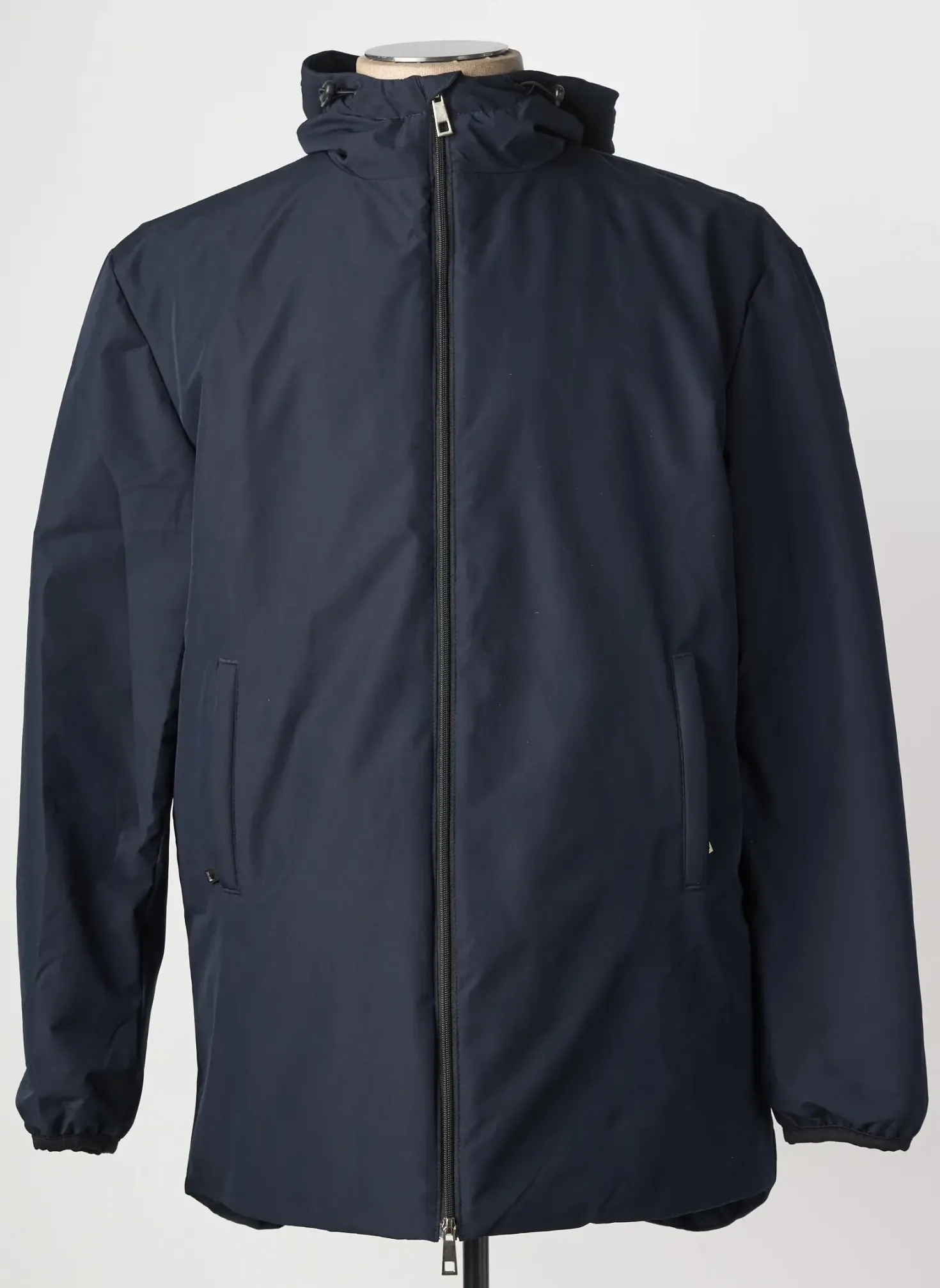 Doudoune Stil Park Bleu A Capuche