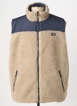 Doudoune Tbs Bleu Sans Capuche