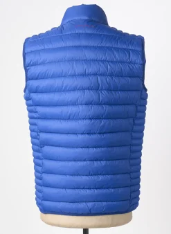 Doudoune Teddy Smith Bleu Fonce Sans Capuche