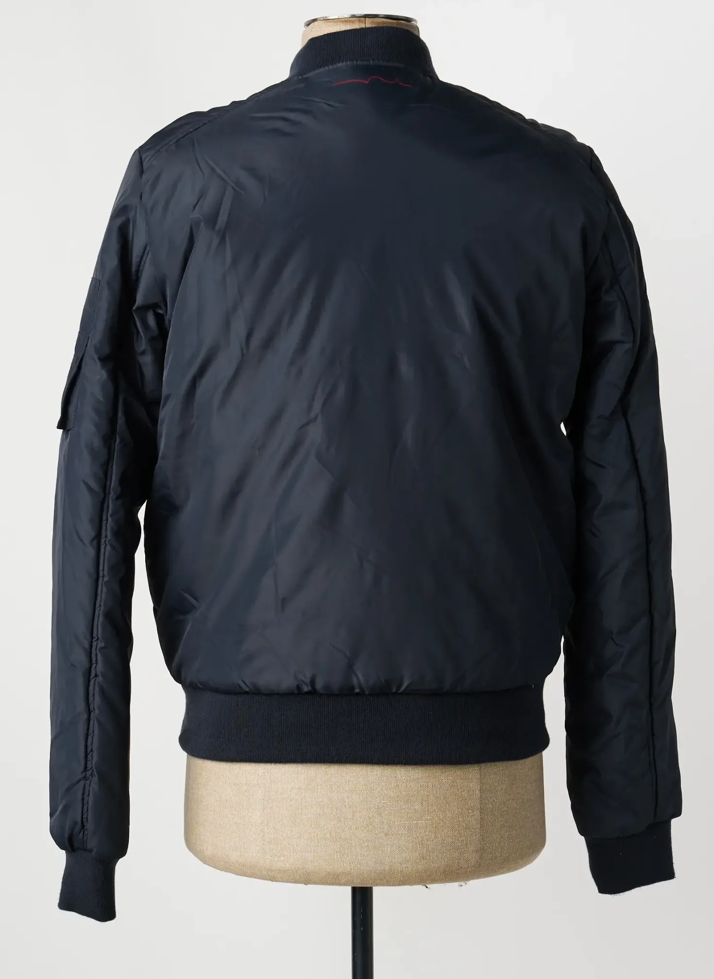 Doudoune Teddy Smith Bleu Sans Capuche