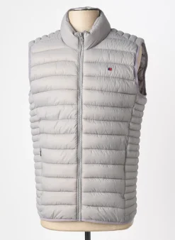Doudoune Teddy Smith Gris Sans Capuche