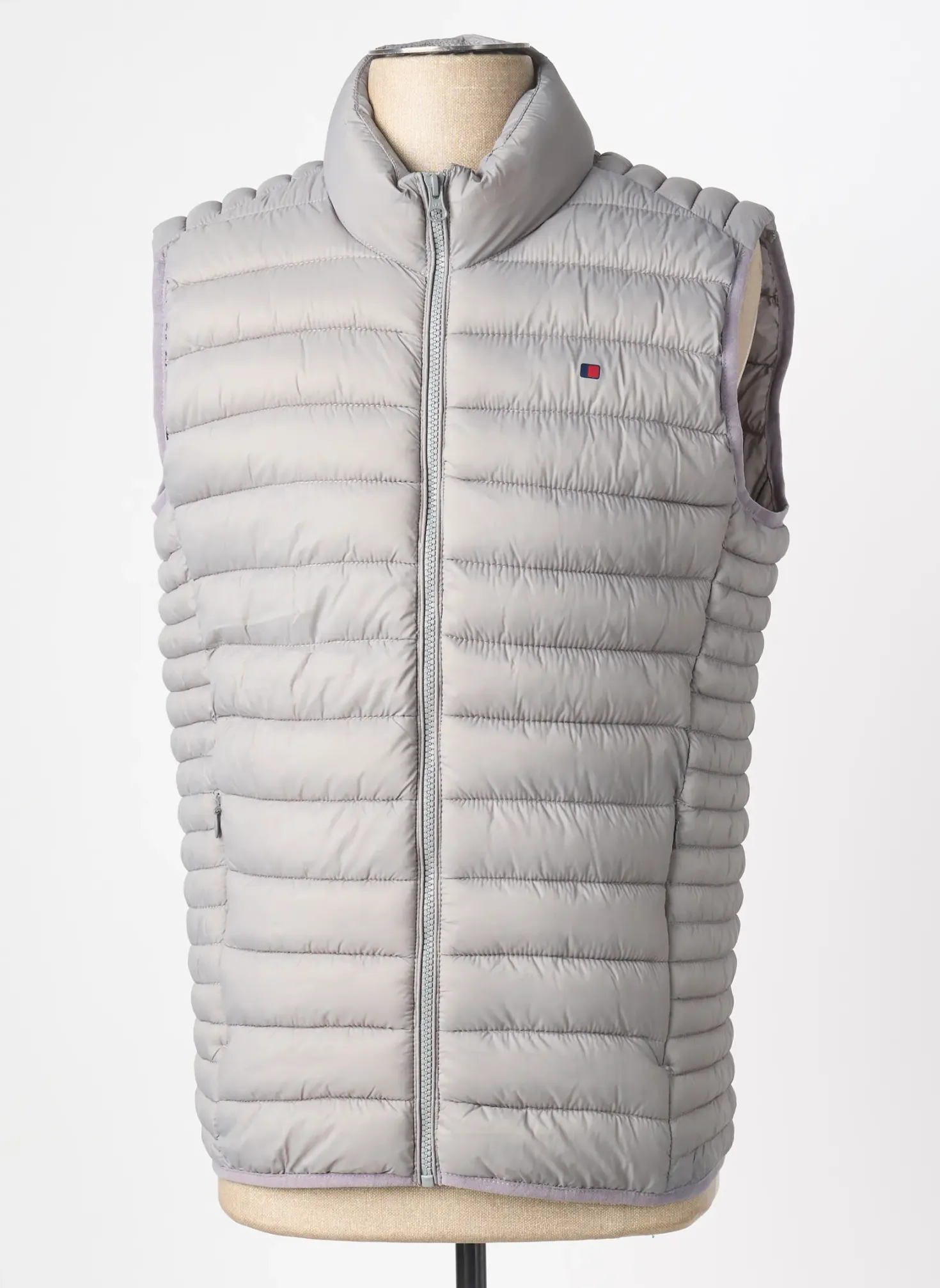 Doudoune Teddy Smith Gris Sans Capuche
