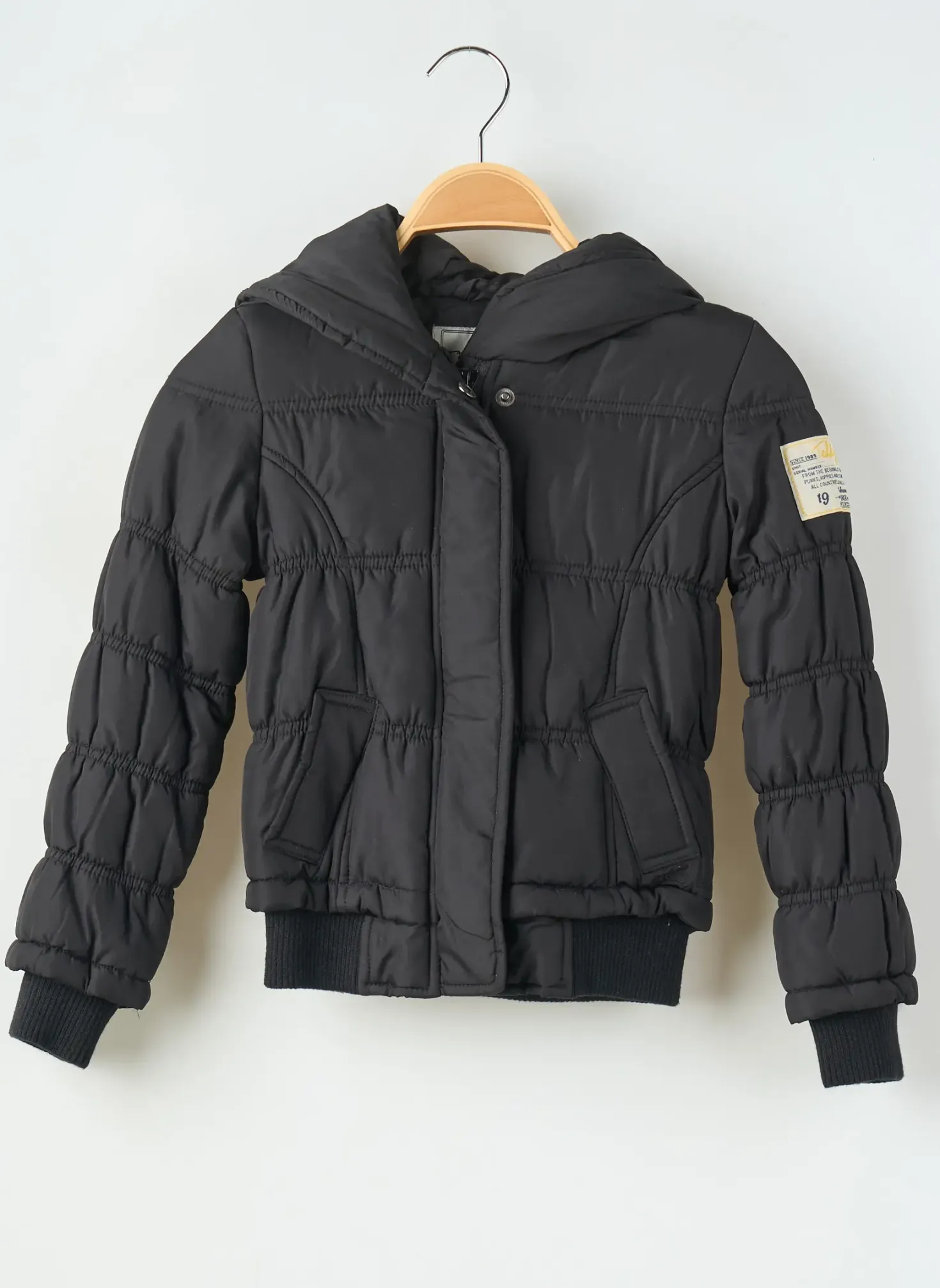 Doudoune Teddy Smith Noir A Capuche