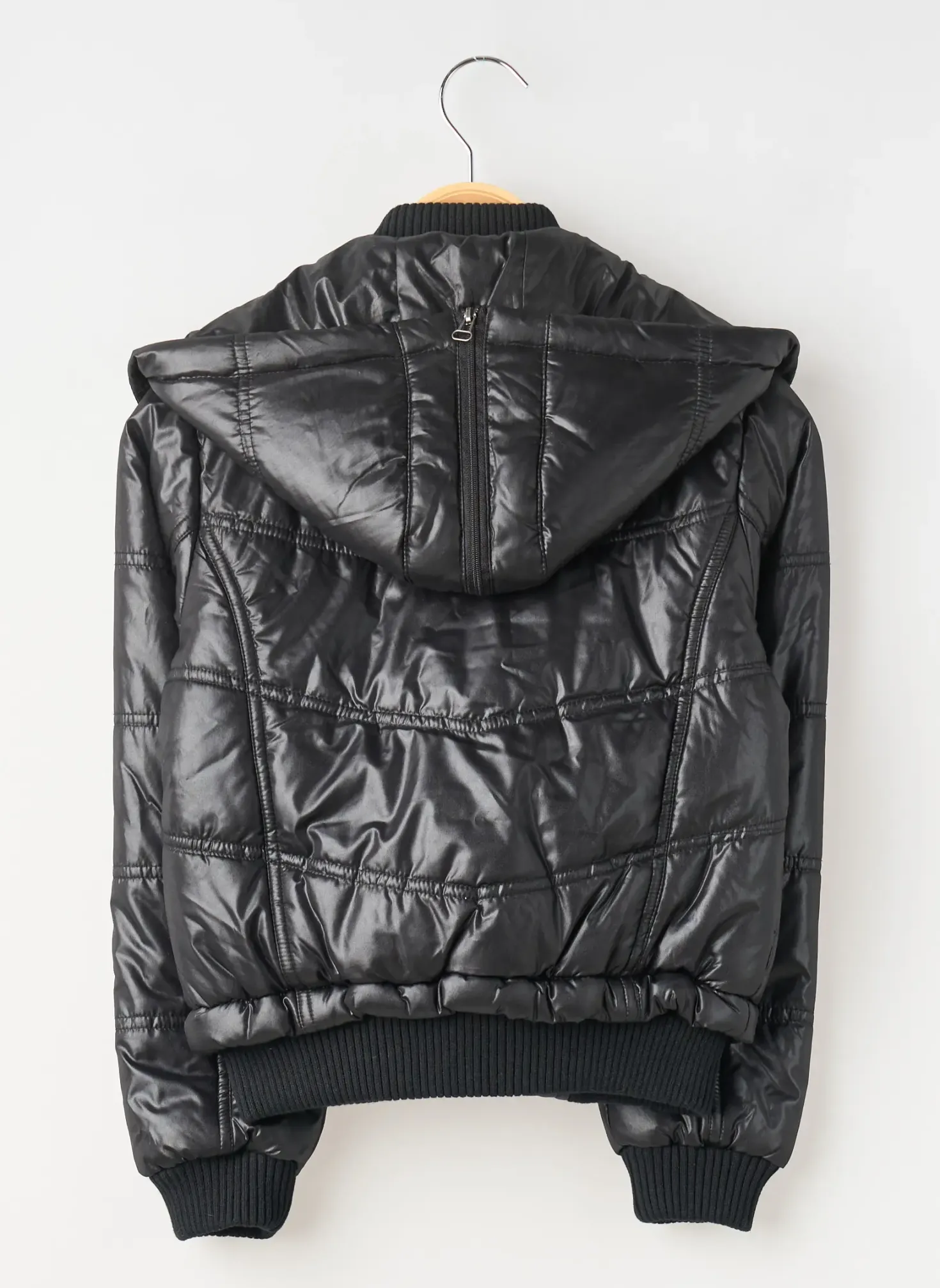 Doudoune Teddy Smith Noir A Capuche