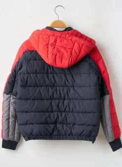 Doudoune Teddy Smith Rouge A Capuche