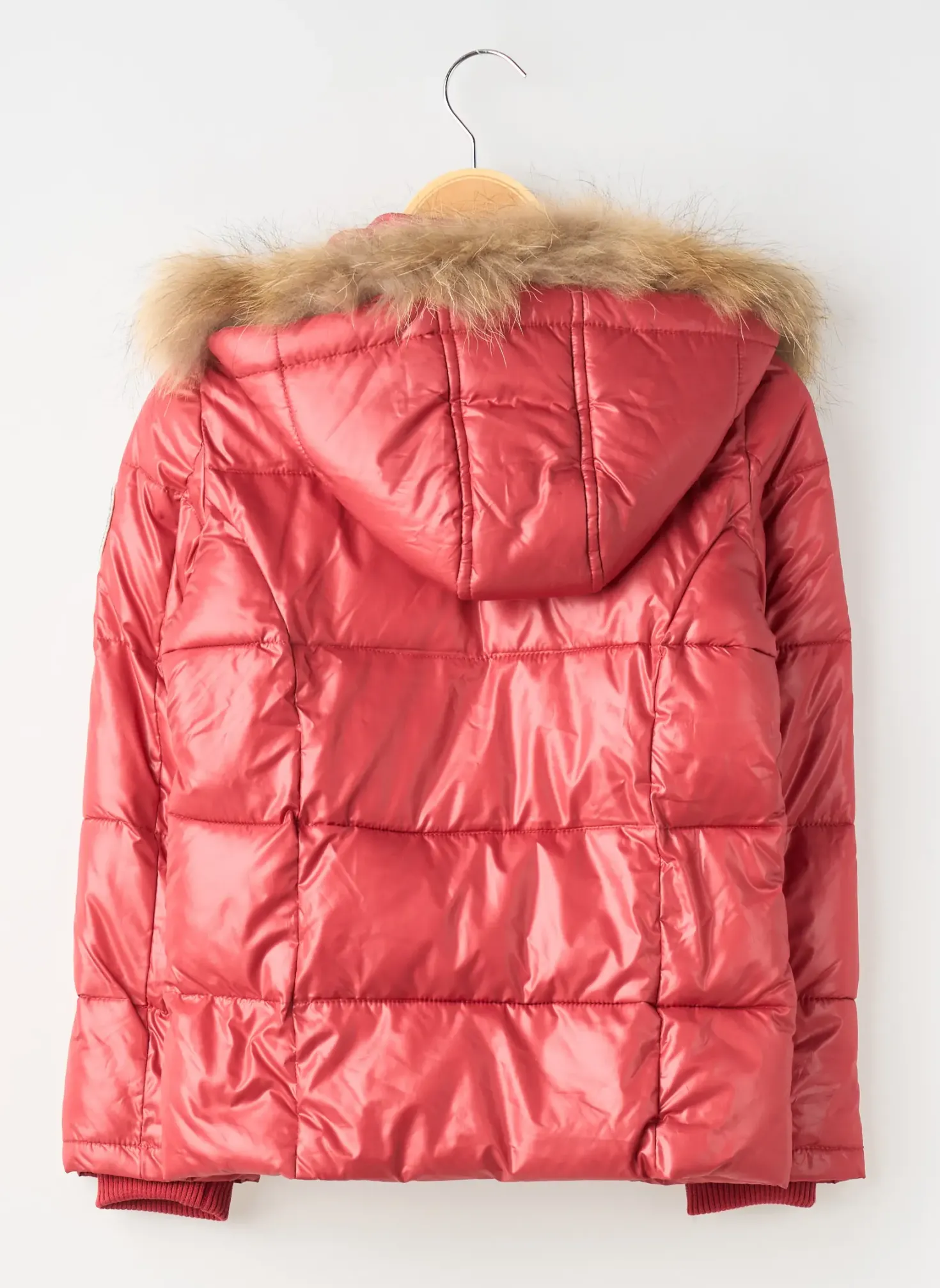 Doudoune Teddy Smith Rouge A Capuche