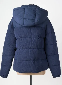 Doudoune U.s. Polo Assn Bleu A Capuche