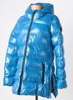 Doudoune U.s. Polo Assn Bleu A Capuche