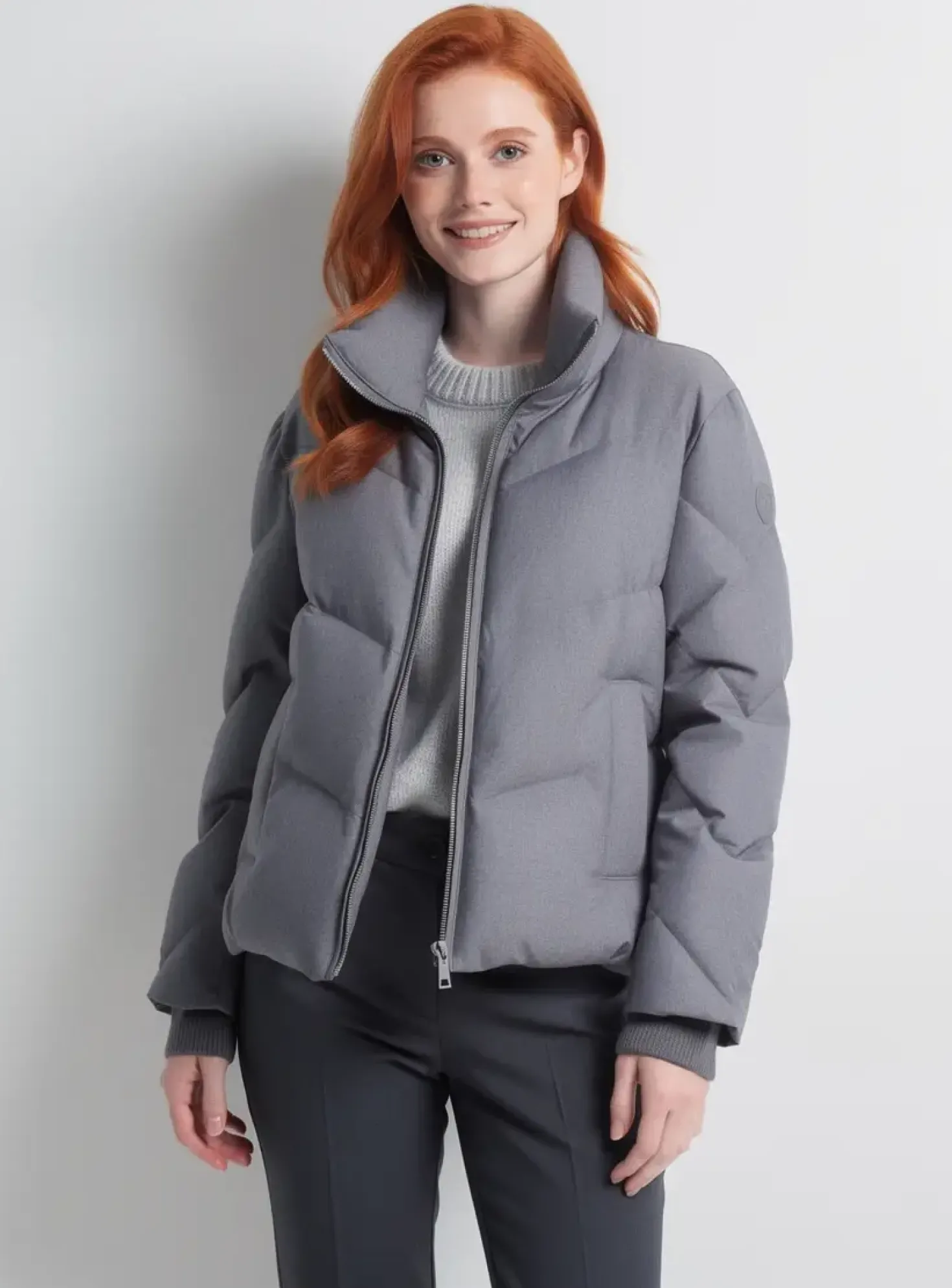 Doudoune U.s. Polo Assn Gris Sans Capuche