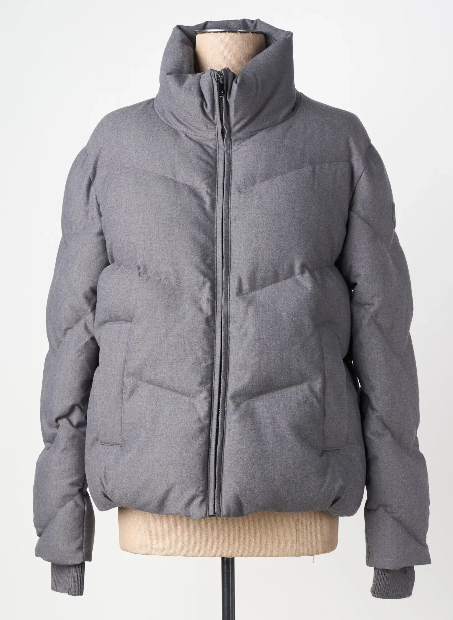 Doudoune U.s. Polo Assn Gris Sans Capuche