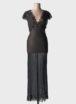 Déshabillé Marjolaine Noir